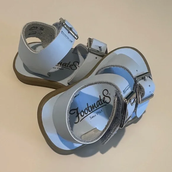 FootMates Light Blue Baby Sandals with Buckles - Picture 2 of 5